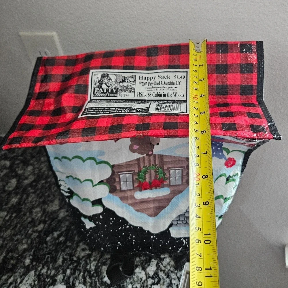 2007 Patty Reed InstaTotes Reusable Shopping Bag HSL-158 cabin‎ in the woods